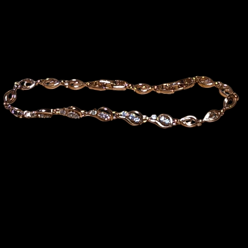 Recovered Bling Chain Link Bracelet Unknown 12
